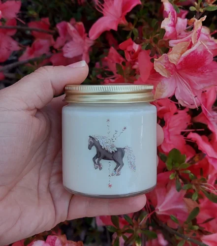 Sójová svíčka | Kůň & Lotos | 120 ml